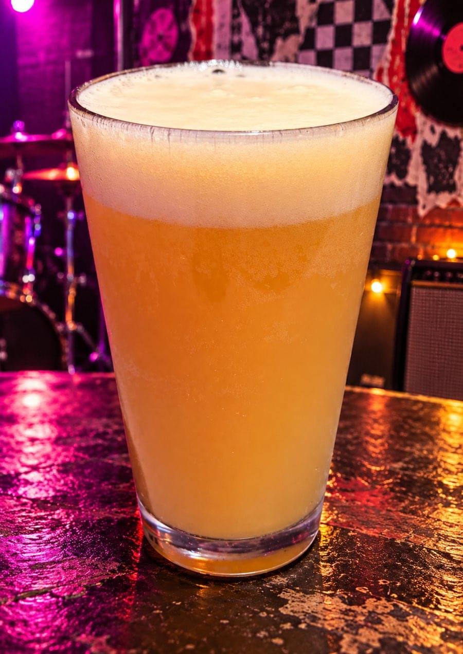 Brass Monkey cocktail of Modelo Especial and orange juice at Punk Rock Brunch Las Vegas